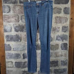 Women's 17/21 Jeans Size 10 Blue‎ 31" Inseam Straight Leg Stretch